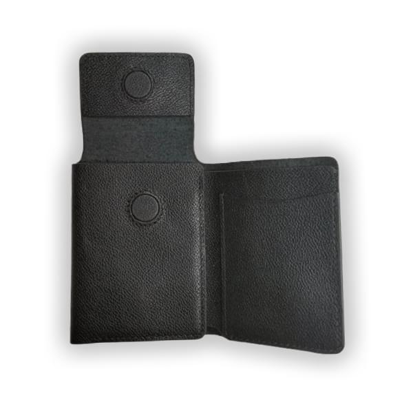 Soft Leather Magnetic Long Wallet - Image 2
