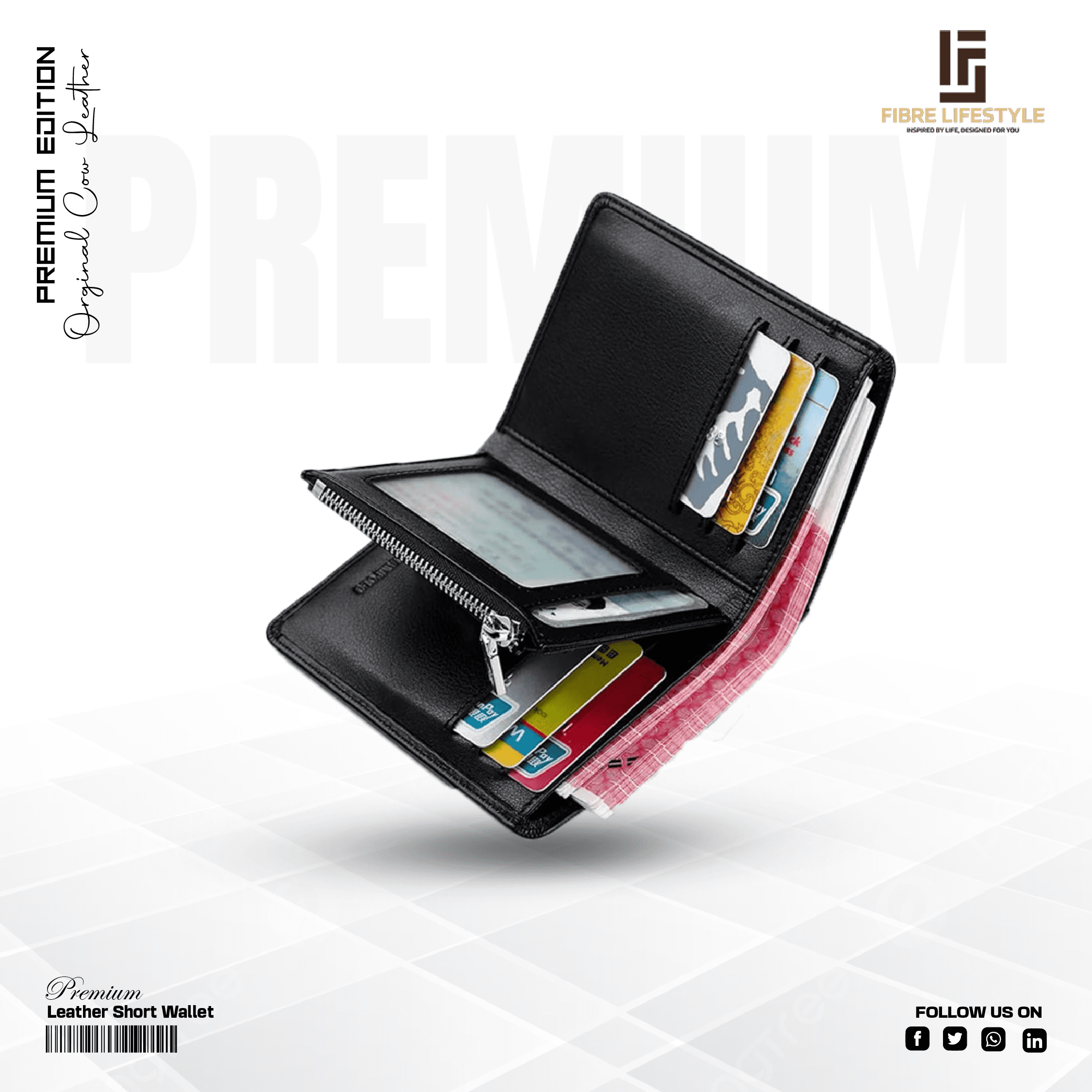 Men Wallet Short Credit Card Holder